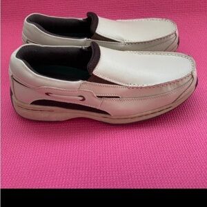 Dr Scholl’s Twin Gore 42J-L9 Mens Leather Super Comfort Loafers Shoes SIZE  9D